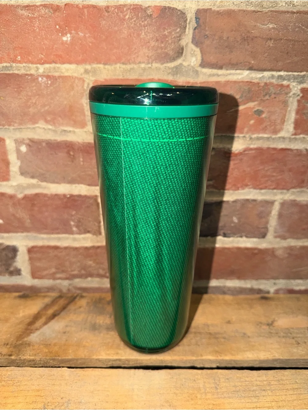 Starbucks Emerald Green Travel Tumbler with White Siren Logo